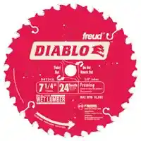 Main 2 - DIABLO 7-1/4" X 24TH FRAMING SAW BLADE (D0724A) - Arlington Coal & Lumber