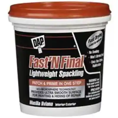 DAP FAST N FINAL LT SPACKLING WHITE 16 OZ. (12141) - Arlington Coal & Lumber