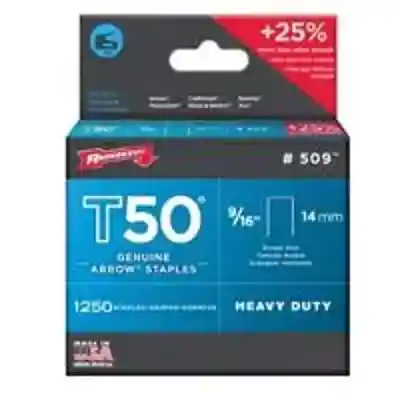 ARROW 9/16" T50 STAPLE 1250PK (#509) - Arlington Coal & Lumber