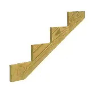 Main 1 - 4-STEP PRESSURE TREATED STAIR STRINGER - Arlington Coal & Lumber