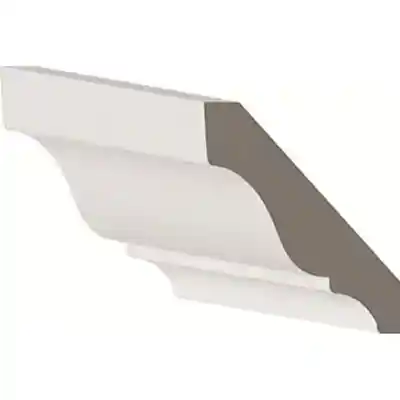 8009 PRIMED 3-5/8" CROWN MOULDING SOLID W/OIL PRIME ***** INTER/EXTER USE ***** 10' TO 16' LENGTHS - Arlington Coal & Lumber