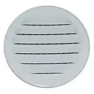 Main 1 - WHITE ALUMINUM 6" ROUND MIDGET LOUVER (M6W) - Arlington Coal & Lumber