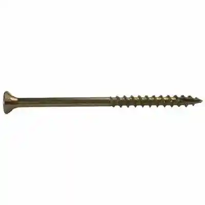 Main 1 - #9 X 2-1/2" CONSTRUCTION SCREWS T25 GOLD 1 LB. - Arlington Coal & Lumber