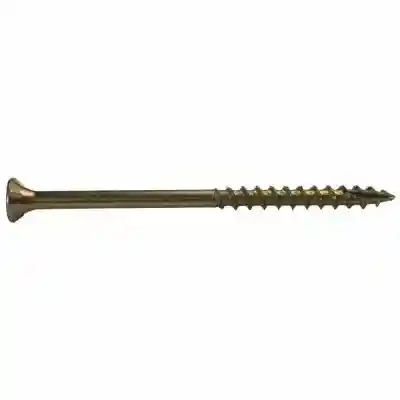 Main 1 - #10 X 3-1/2" CONSTRUCTION SCREWS T25 GOLD 1 LB. - Arlington Coal & Lumber
