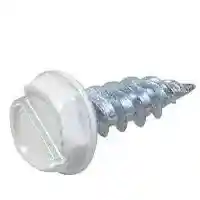 Main 1 - #8 X 1/2" WHITE HEX SCREW 100-CT/BX - Arlington Coal & Lumber