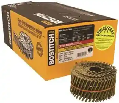 BOSTITCH C8R99BCG (2-1/2" X .099) GALV RING COIL NAIL FOR N80C 3.6M BX - Arlington Coal & Lumber