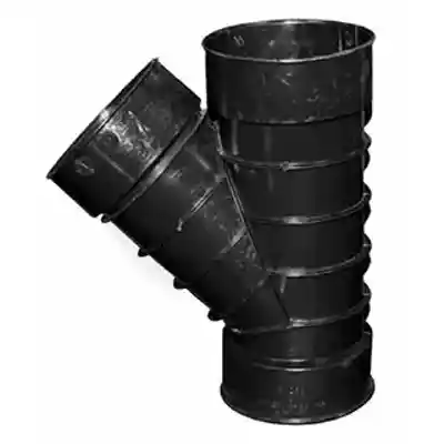 4" ADS 'Y' FITTING (BLACK) - Arlington Coal & Lumber