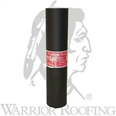 15# SATURATED ASPHALT FELT 432 SQ FT ROLL  3'X144'  WARRIOR ASTM D-4869 - Arlington Coal & Lumber