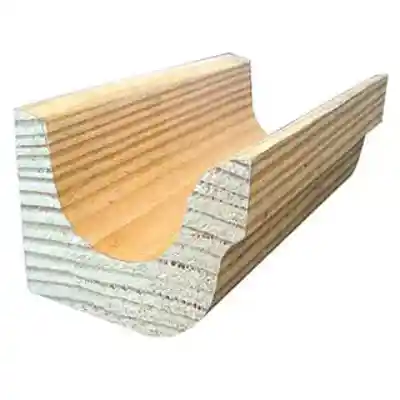 4 X 6 DOUGLAS FIR WOOD GUTTER 8' - 40FT ** SOME KNOTS & SKIP DRESS ARE ALLOWED IN GRADE** - Arlington Coal & Lumber