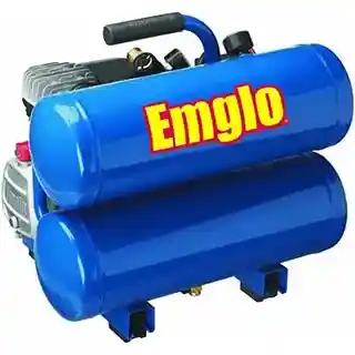 Main 1 - EMGLO 4-GAL H/D DUAL TANK AIR COMPRESSOR (4.0 SCFM) MODEL E810-4V - Arlington Coal & Lumber
