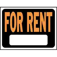 Main 2 - SIGN FOR RENT 9X12IN PLASTIC - Arlington Coal & Lumber