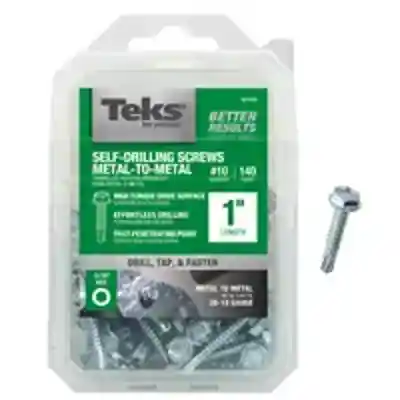 TEKS 10X1 METAL SCREW SELF DRILL 140CT (21328) - Arlington Coal & Lumber