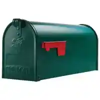 Main 2 - E1100G00 MAILBOX STD GRN STEEL POST MNT - Arlington Coal & Lumber