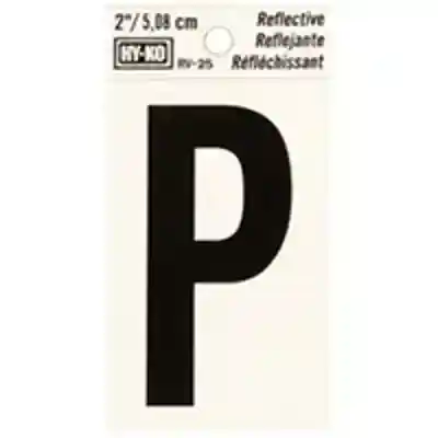 RV-25/P REFL LETTER P 2IN - Arlington Coal & Lumber