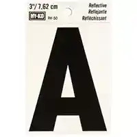Main 1 - LETTER HOUSE A 3IN REFL BLK - Arlington Coal & Lumber