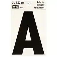 Main 1 - LETTER HOUSE A 3IN REFL BLK - Arlington Coal & Lumber