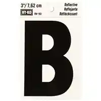 Main 1 - LETTER HOUSE B 3IN REFL BLK - Arlington Coal & Lumber