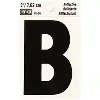 Main 1 - LETTER HOUSE B 3IN REFL BLK - Arlington Coal & Lumber