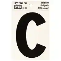 Main 1 - LETTER HOUSE C 3IN REFL BLK - Arlington Coal & Lumber