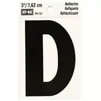 Main 1 - LETTER HOUSE D 3IN REFL BLK - Arlington Coal & Lumber