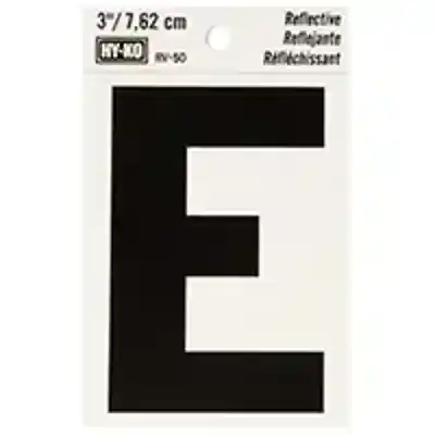 LETTER HOUSE E 3IN REFL BLK - Arlington Coal & Lumber