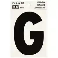 Main 1 - LETTER HOUSE G 3IN REFL BLK - Arlington Coal & Lumber