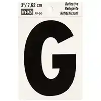 Main 1 - LETTER HOUSE G 3IN REFL BLK - Arlington Coal & Lumber