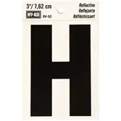 VNYL HOUSE LETTER H 3IN - Arlington Coal & Lumber