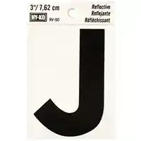 Main 1 - LETTER HOUSE J 3IN REFL BLK - Arlington Coal & Lumber