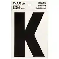 Main 1 - LETTER HOUSE K 3IN REFL BLK - Arlington Coal & Lumber