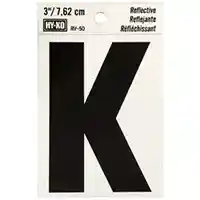 Main 1 - LETTER HOUSE K 3IN REFL BLK - Arlington Coal & Lumber