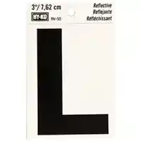Main 1 - LETTER HOUSE L 3IN REFL BLK - Arlington Coal & Lumber