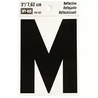 Main 1 - LETTER HOUSE M 3IN REFL BLK - Arlington Coal & Lumber
