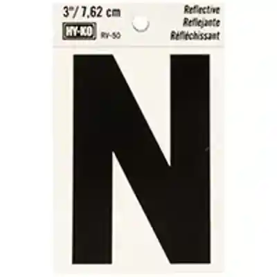 LETTER HOUSE N 3IN REFL BLK - Arlington Coal & Lumber