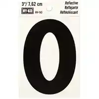 Main 1 - LETTER HOUSE O 3IN REFL BLK - Arlington Coal & Lumber