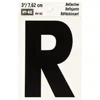 Main 1 - LETTER HOUSE R 3IN REFL BLK - Arlington Coal & Lumber