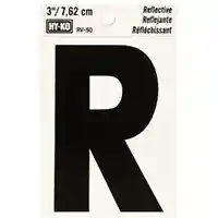 Main 1 - LETTER HOUSE R 3IN REFL BLK - Arlington Coal & Lumber