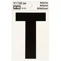 Main 1 - LETTER HOUSE T 3IN REFL BLK - Arlington Coal & Lumber