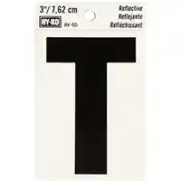 Main 1 - LETTER HOUSE T 3IN REFL BLK - Arlington Coal & Lumber