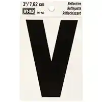 Main 1 - LETTER HOUSE V 3IN REFL BLK - Arlington Coal & Lumber