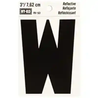 LETTER HOUSE W 3IN REFL BLK - Arlington Coal & Lumber