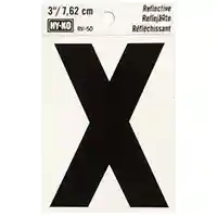 Main 1 - LETTER HOUSE X 3IN REFL BLK - Arlington Coal & Lumber