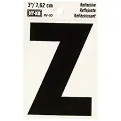LETTER HOUSE Z 3IN REFL BLK - Arlington Coal & Lumber