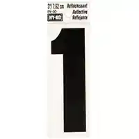 Main 1 - NUMBER HOUSE 1 3IN REFL BLK - Arlington Coal & Lumber