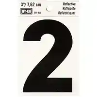 Main 1 - NUMBER HOUSE 2 3IN REFL BLK - Arlington Coal & Lumber
