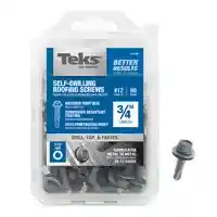 Main 1 - TEKS 12X3/4 ROOF SCREW DRILL POINT 90CT (21408) - Arlington Coal & Lumber