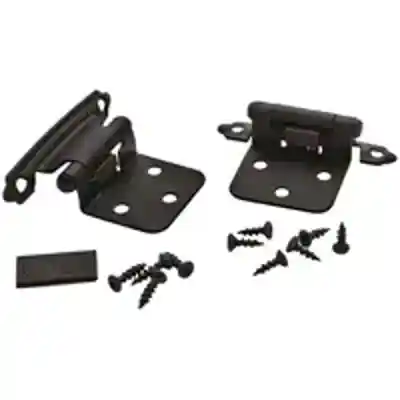HINGE OVERLAY FLAT BLACK - Arlington Coal & Lumber