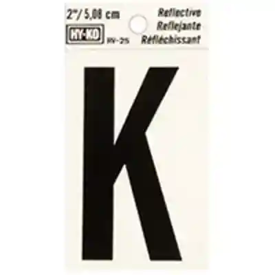 RV-25/K REFL LETTER K 2IN - Arlington Coal & Lumber