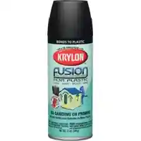 Main 2 - PAINT SPRAY PLSTC SAT BLK 12OZ - Arlington Coal & Lumber