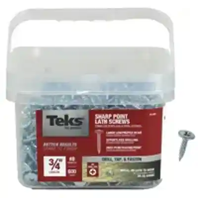 TEKS 8X3/4 LATH SCREW SHARP POINT 600CT (21506) - Arlington Coal & Lumber